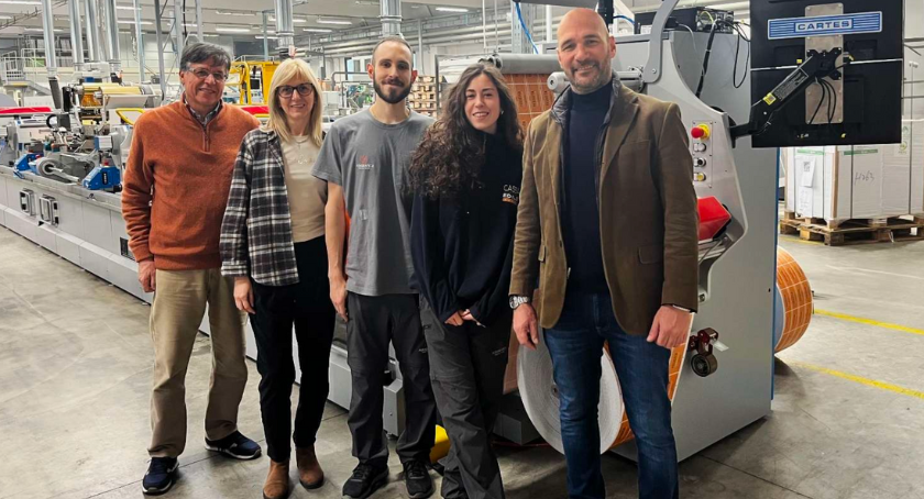 Cartes installs third high-end label machine at Albagrafica